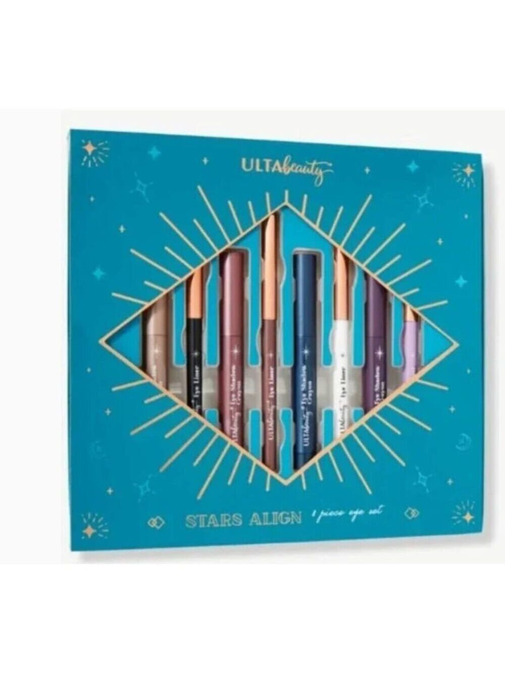 ULTA BEAUTY EYE SHADOWS EYE LINERS 8 PIECE MAKEUP SET STARS ALIGN